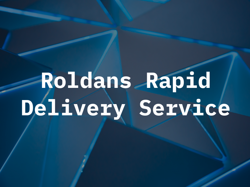 Roldans Rapid Delivery Service