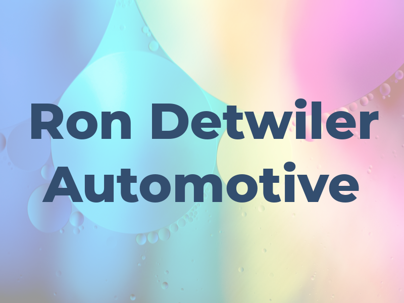 Ron Detwiler Automotive