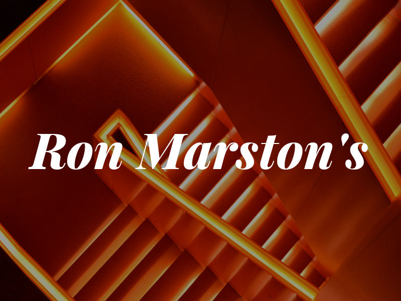 Ron Marston's
