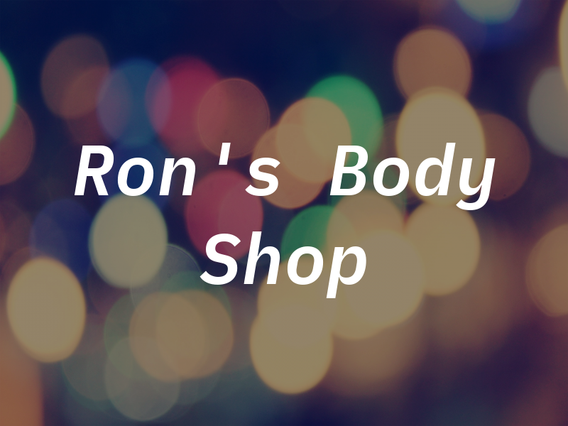 Ron's Body Shop