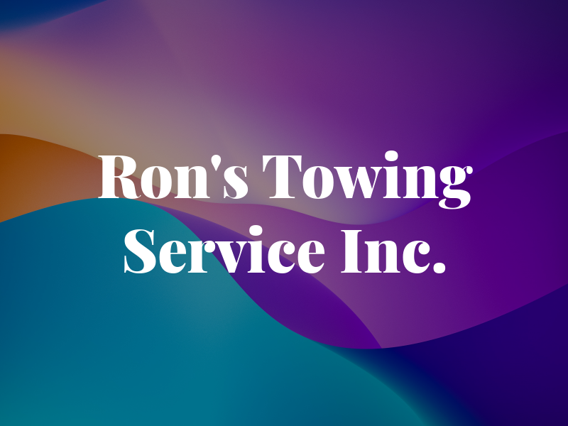 Ron's Towing & Service Inc.