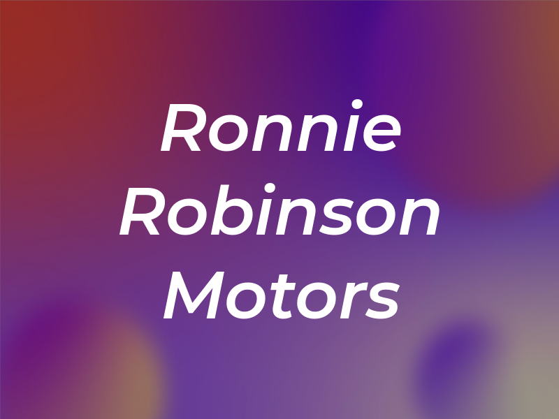 Ronnie Robinson Motors