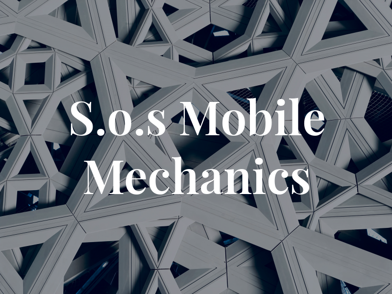 S.o.s Mobile Mechanics