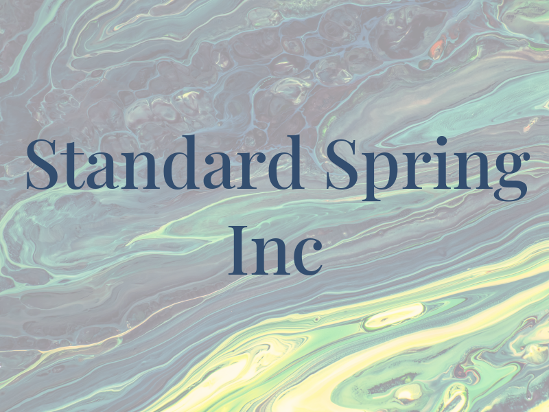 Standard Spring Inc