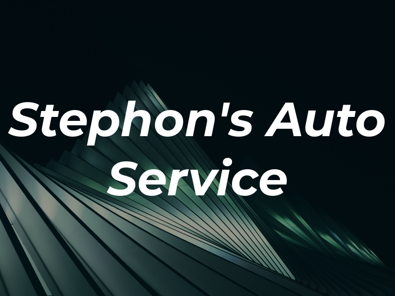 Stephon's Auto Service