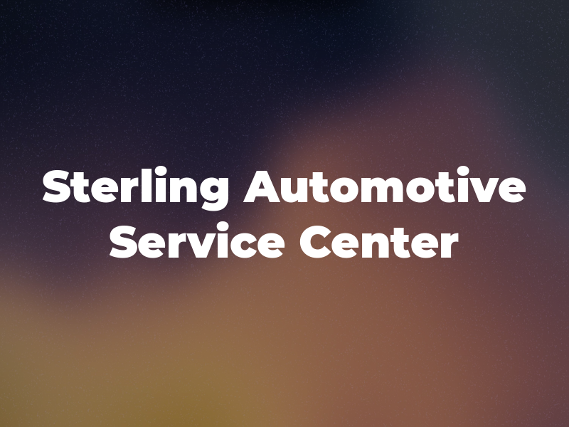 Sterling Automotive Service Center