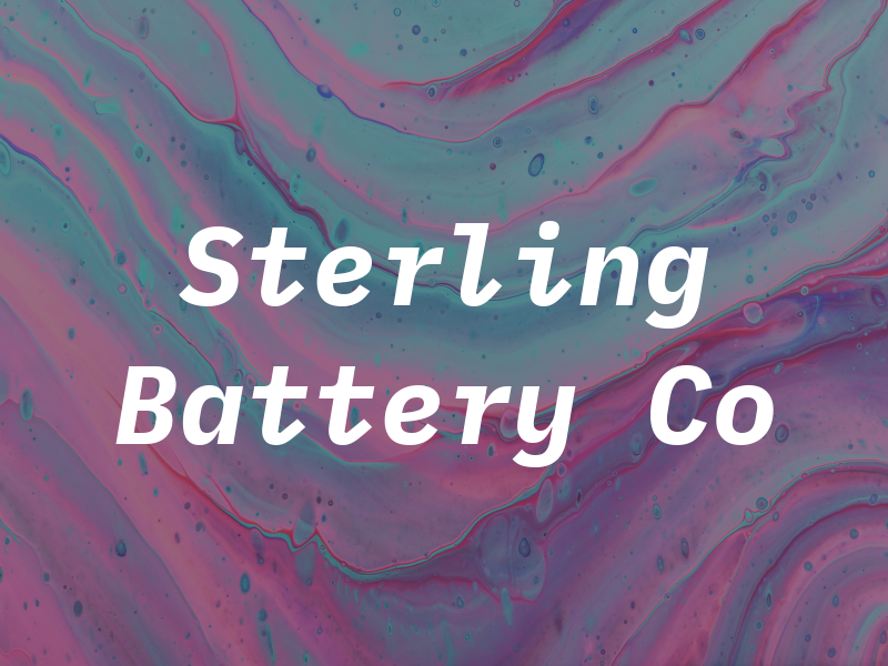 Sterling Battery Co