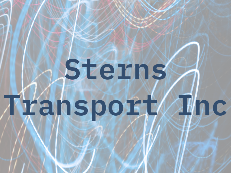 Sterns Transport Inc