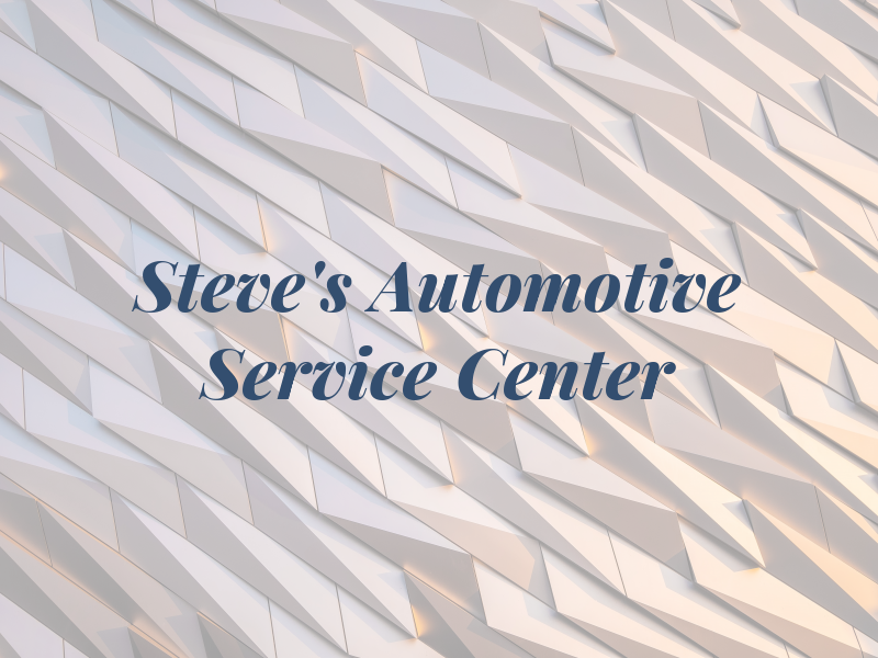 Steve's Automotive Service Center