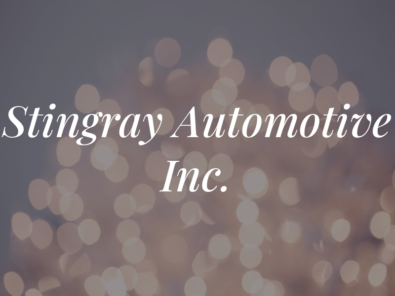 Stingray Automotive Inc.
