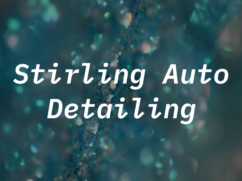 Stirling Auto Detailing