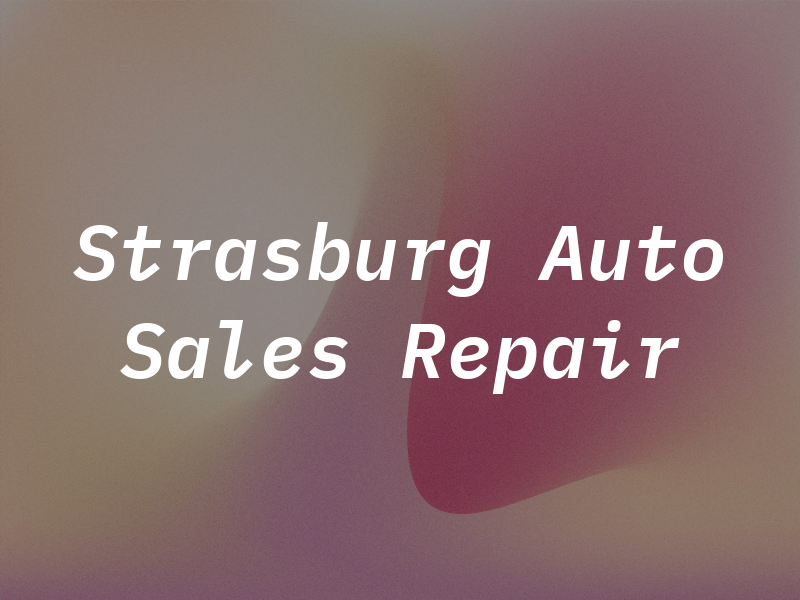 Strasburg Auto Sales and Repair