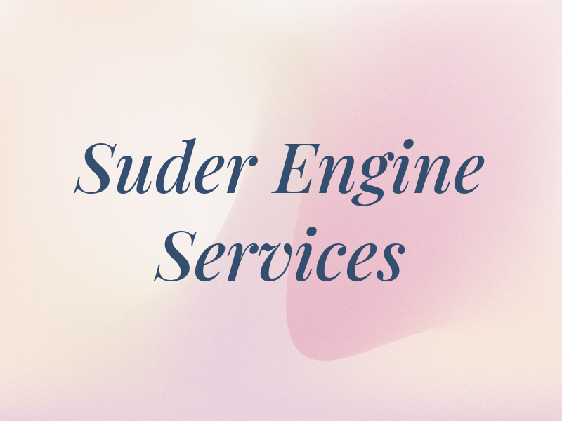 Suder Engine Services
