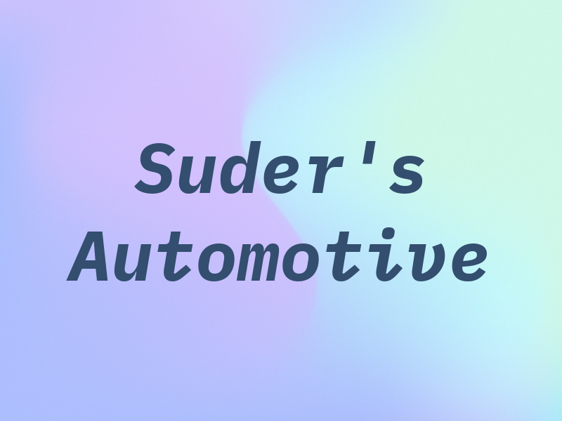 Suder's Automotive