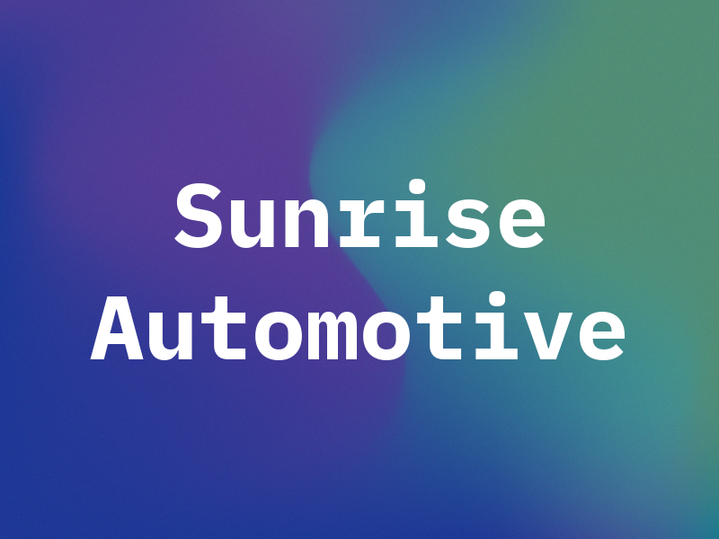 Sunrise Automotive
