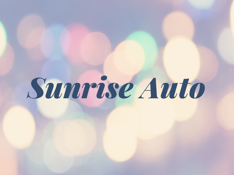 Sunrise Auto