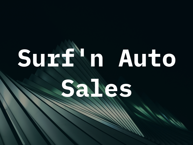 Surf'n Auto Sales