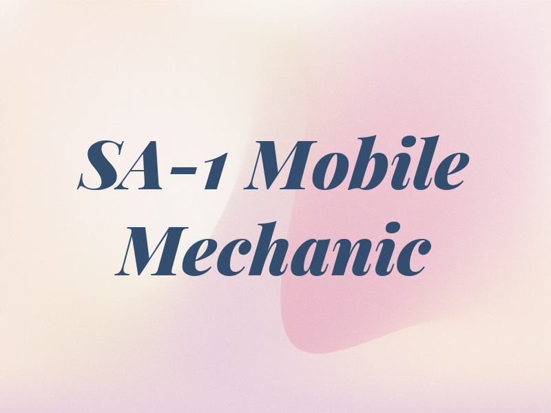 SA-1 Mobile Mechanic
