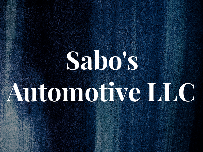 Sabo's Automotive LLC