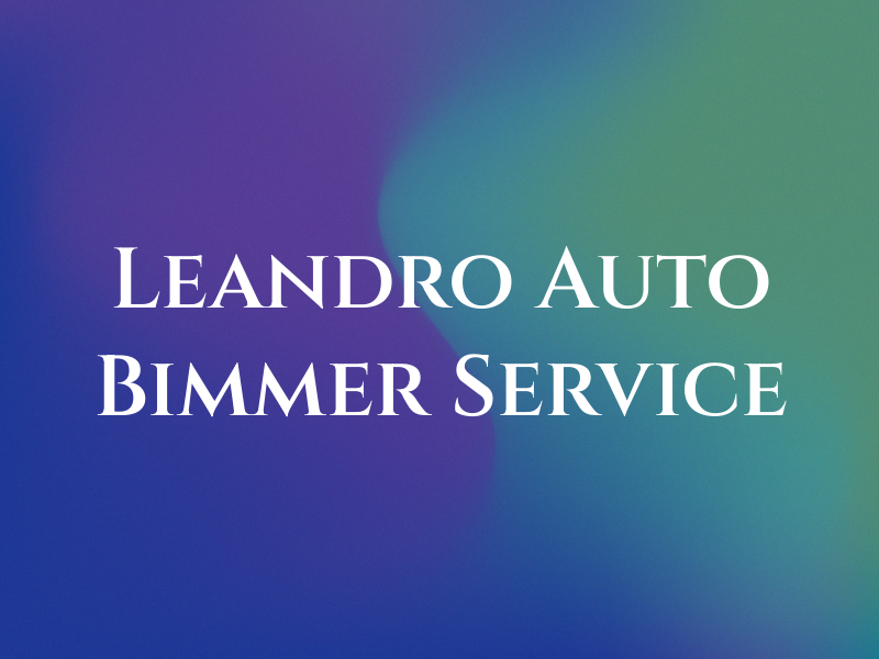 San Leandro Auto Bimmer Service