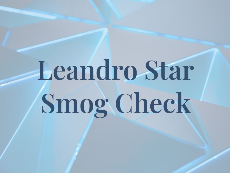 San Leandro Star Smog Check