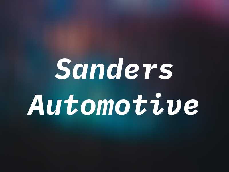 Sanders Automotive