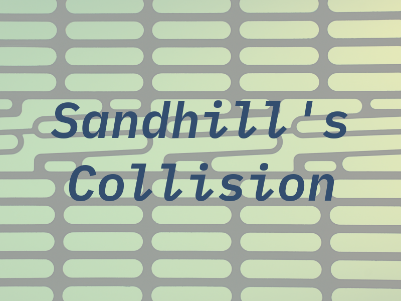 Sandhill's Collision