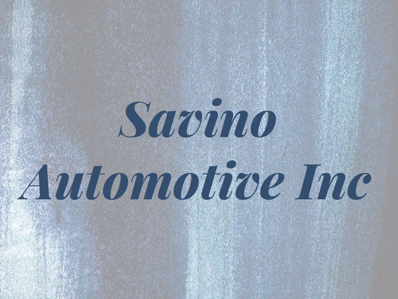 Savino Automotive Inc