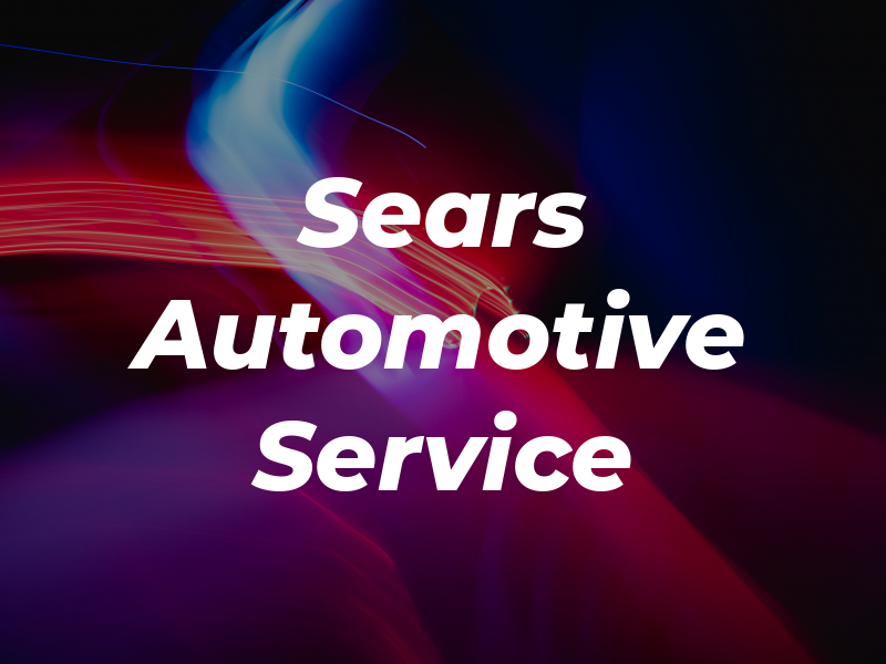 Sears Automotive Service