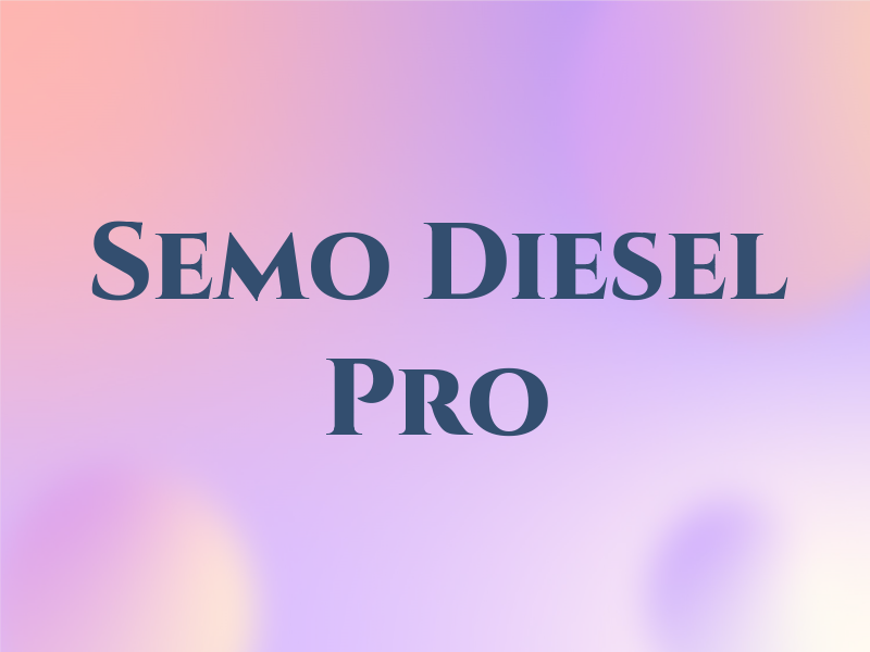 Semo Diesel Pro