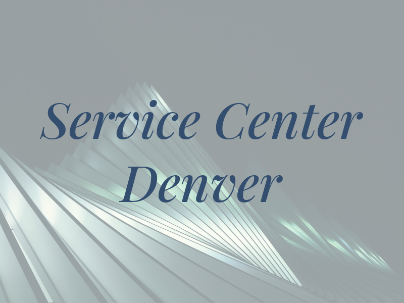 Service Center Denver