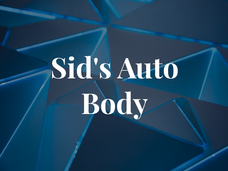 Sid's Auto Body