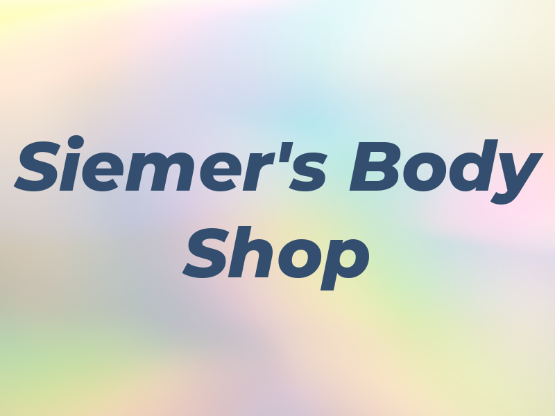 Siemer's Body Shop
