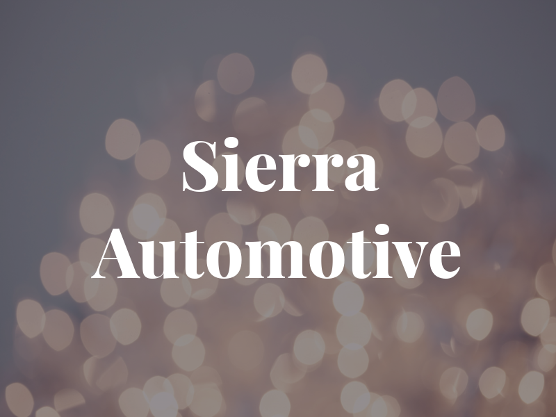 Sierra Automotive