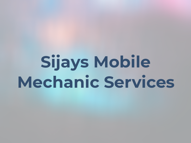 Sijays Mobile Mechanic Services