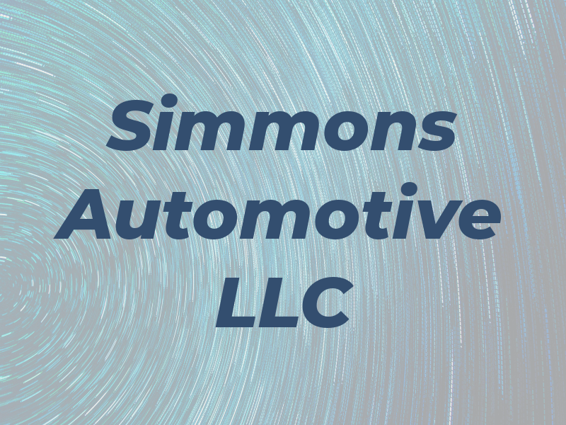 Simmons Automotive LLC