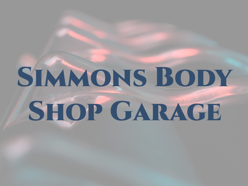 Simmons Body Shop & Garage