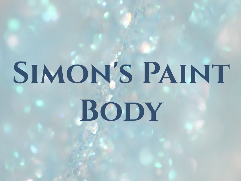 Simon's Paint & Body