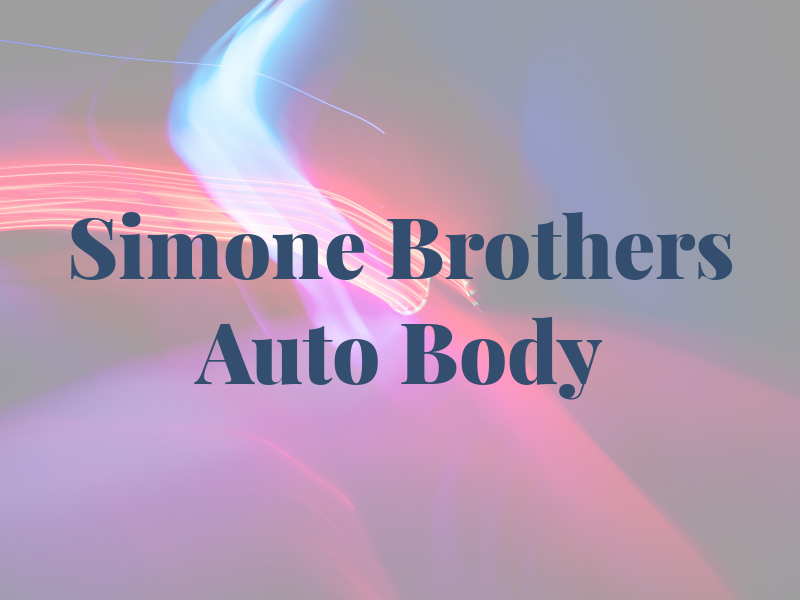 Simone Brothers Auto Body