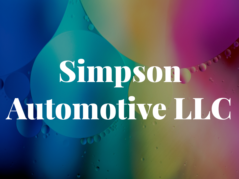 Simpson Automotive LLC