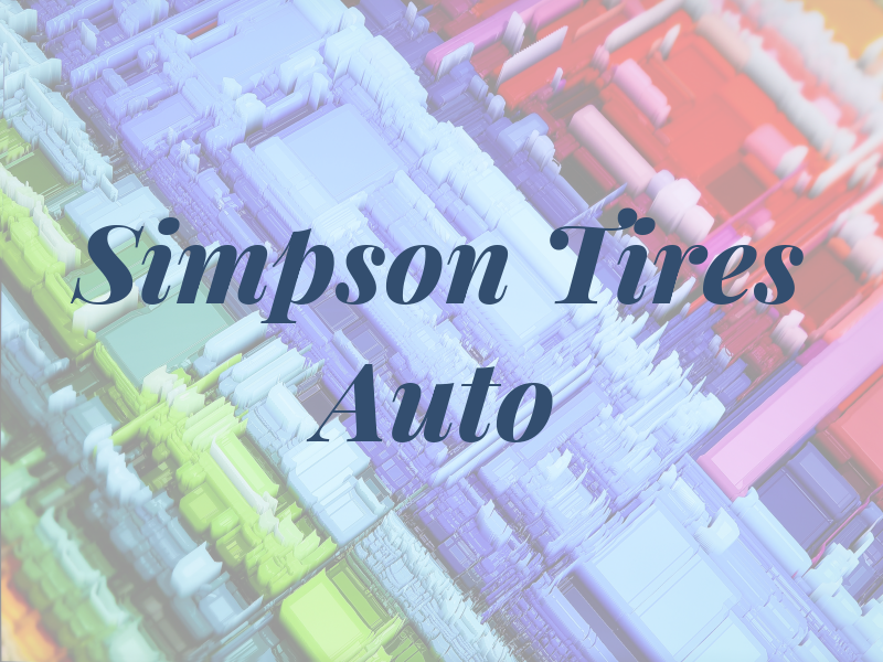 Simpson Tires & Auto