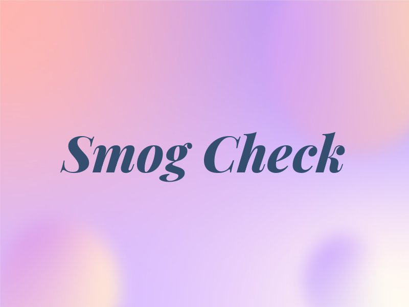 Smog Check