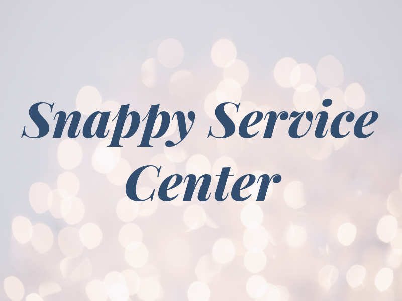 Snappy Service Center