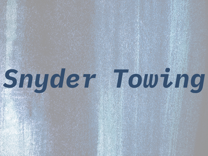 Snyder Towing