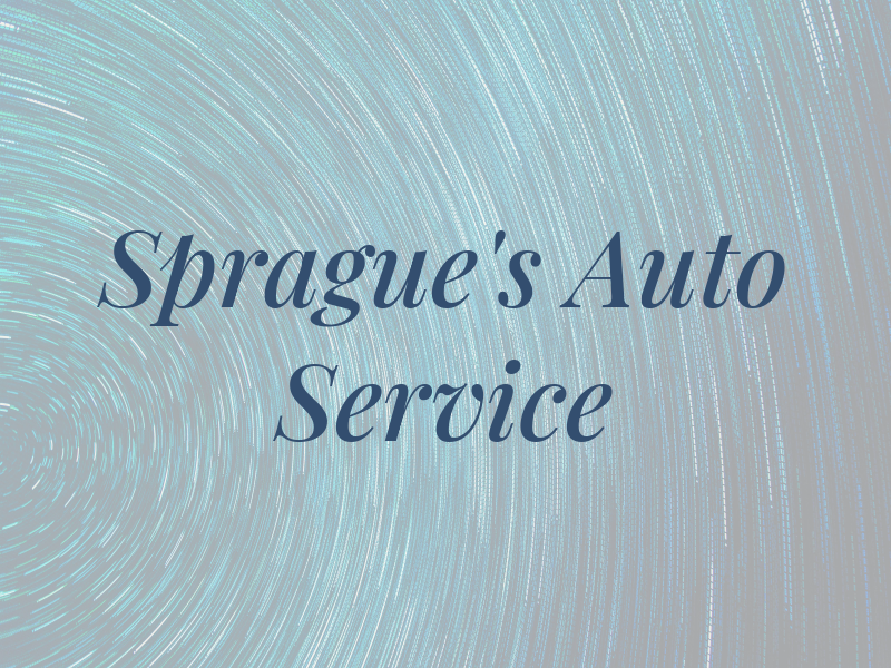 Sprague's Auto Service