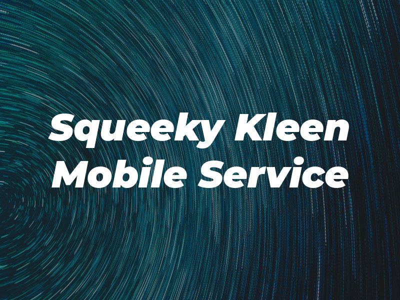 Squeeky Kleen Mobile Service LLC