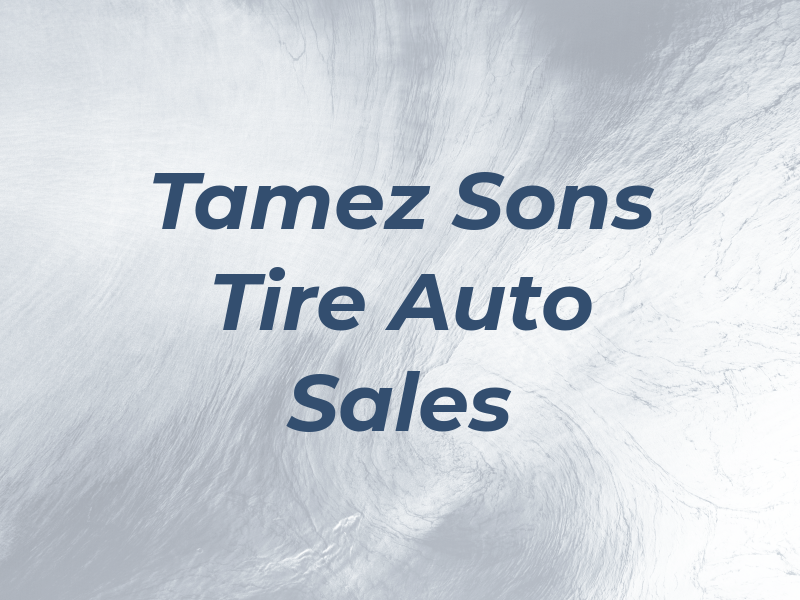 Tamez & Sons Tire & Auto Sales