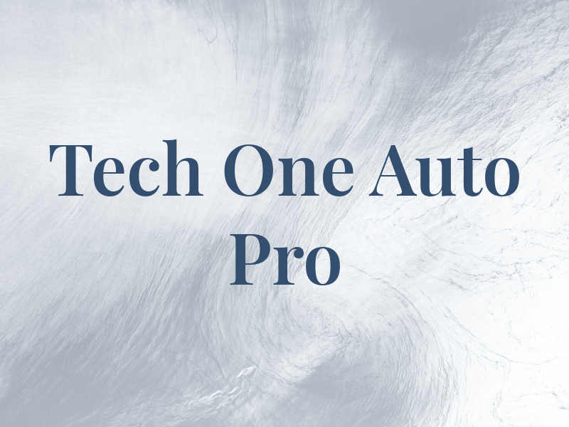Tech One Auto Pro
