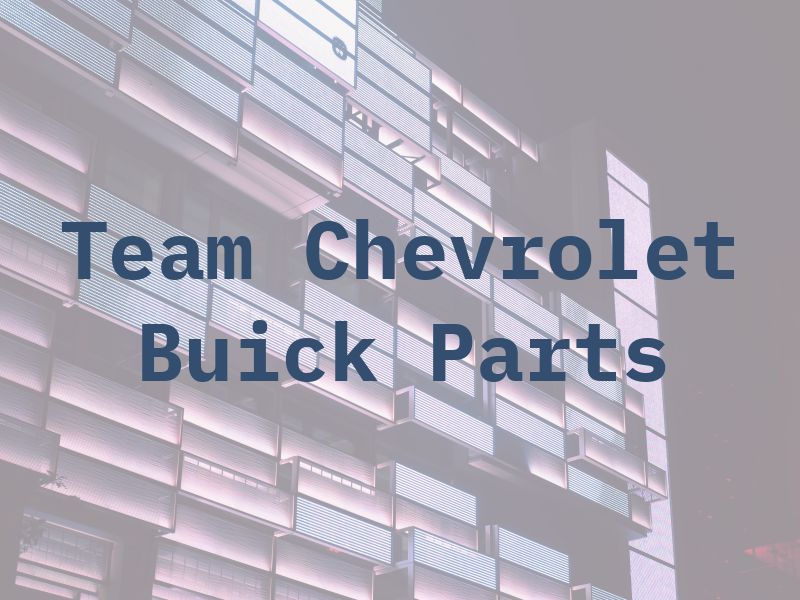 Team One Chevrolet Buick GMC Parts