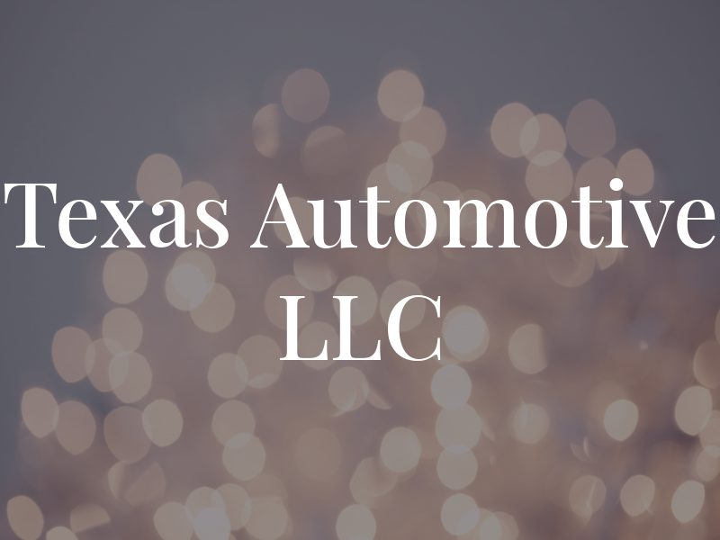 Texas Automotive LLC